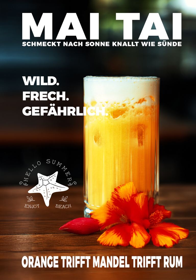 Mai Tai Cocktail – Orange trifft Mandel trifft Rum